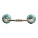 Sea Green Crackle Ceramic Bridge Handle